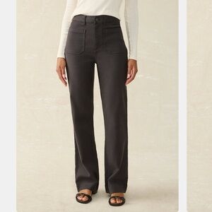 🌟 Faherty Strech Terry Patch pocket Pant ~ Size 28